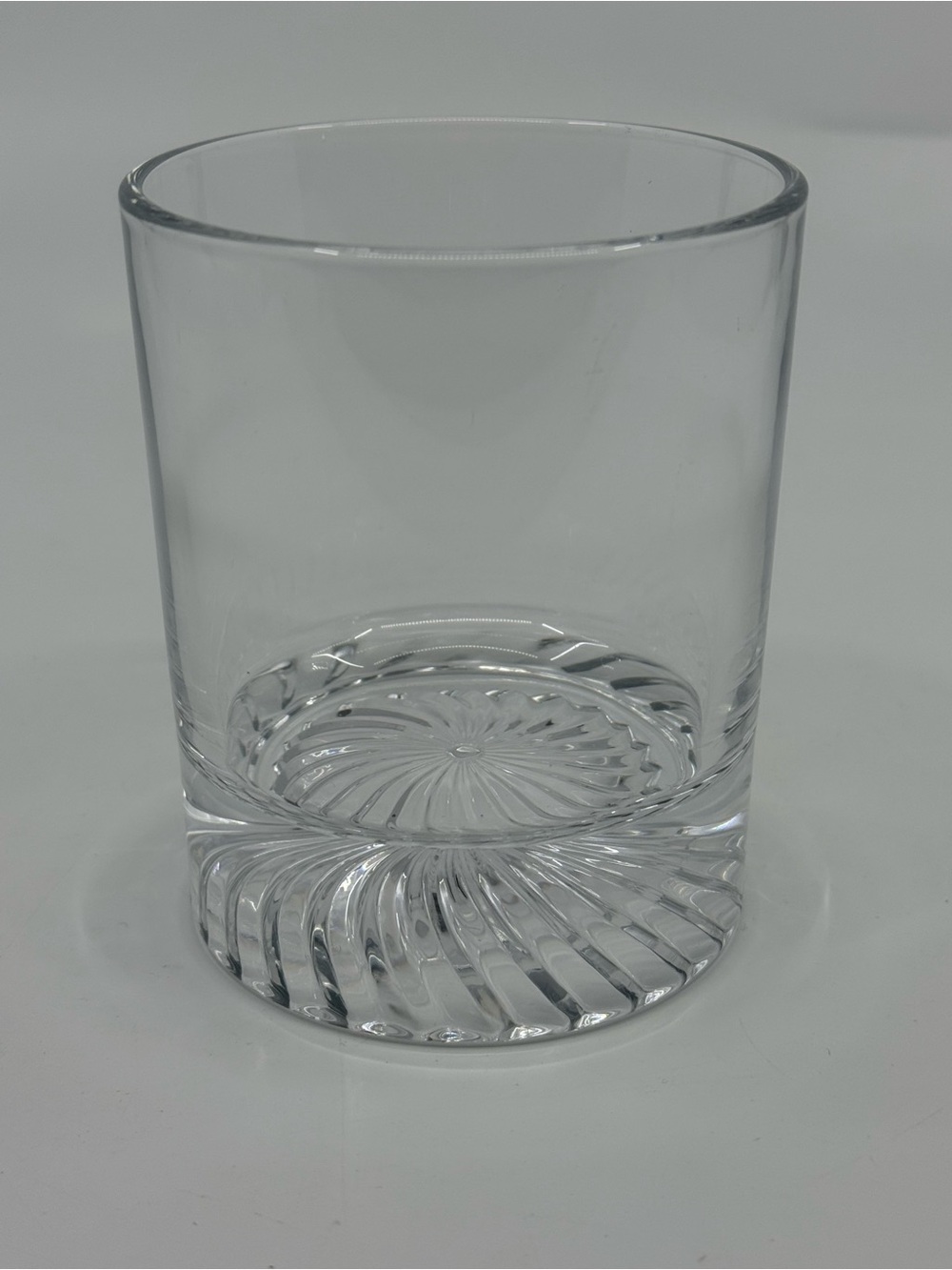 KITNATS Hand Blown Double Walled Old Fashioned Crystal Whiskey Tumbler